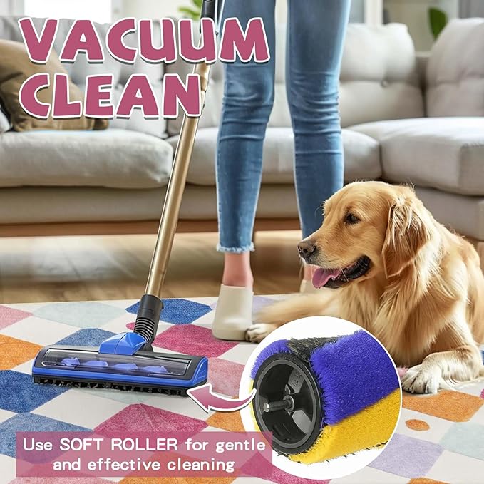 jinchan Area Rug 2x3 Kids Entryway Washable Indoor Doormat Small Soft Non Slip Modern Rug Diamond Carpet for Nursery Room Bedroom Bathroom Berries on Cream