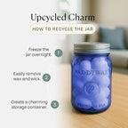 Paddywax Scented Candles Relish Collection Soy Wax Artisan Candle in Glass Jar with Lid, 9.5-Ounce, Gardenia + Tuberose