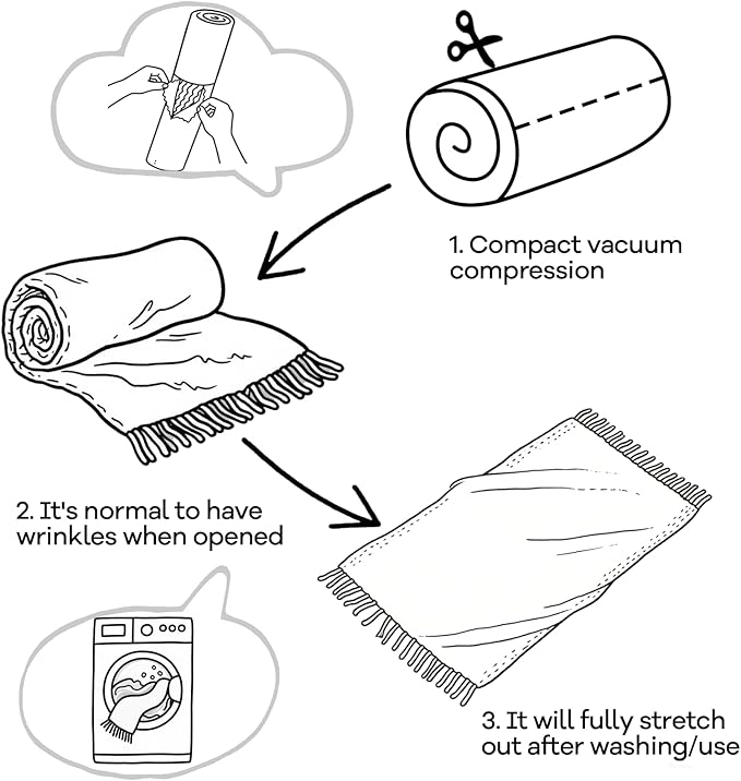 inhand Navy Blue Throw Blanket for Couch and Bed, Soft Living Room Home Decor Knitted Twin Size Blanket, Outdoor Lightweight Breathable Summer Blanket, Farmhouse Warm Woven Decorative, 60"x80"