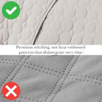 Southshore Fine Living, Inc. Dorm Comforter, Twin/XL Quilt Bedding Set, College Dorm Room Bedding Essentials, Stain Resistant, Machine Washable, XL/Twin Quilt Bed Spread with Pillow Sham, Bone Color