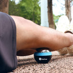 Cryosphere Cold Massage Roller Ball - 2.8 Inch Ice Massage Ball for Deep Tissue, 6 Hours Cold Therapy, Detachable Rolling Ball, Blue and Black