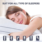 Deodar Bed Pillows for Sleeping 2 Pack Fluffy Down Alternative Hotel Pillows for Side and Back Sleepers Soft Gusseted Pillow King Size Set of 2, White, 20x36