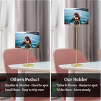 Table Number Holders 10Pcs - 8.75 inch Tall Table Number Stands Place Card Holder for Wedding Party Graduation Reception Restaurant Home Photo Picture Office Memo (Gold, 8.75")