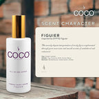 COCO by Stone 5oz All-in-One Spray (Figuier) Shake & Spray Formula for Fabric, Pillows, Interiors, Clothing, Home Fragrance Accessories, Room Perfume, Room Deodorizer, Vegan & Cruelty-Free