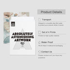 SIGNWIN Adhesive Canvas Poster Botanical Floral Nature Wilderness Photography Realism Decorative Rustic Cozy Zen for Living Room, Bedroom, Office - 11"x14"x4