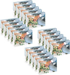 Acrylic Picture Frame 2.5 x 3.5 Clear Acrylic Business Card Frame Double Sided Frameless Magnetic Photo Frames Block Desktop Display Stand for School Office Home Decoration 20mm Thick