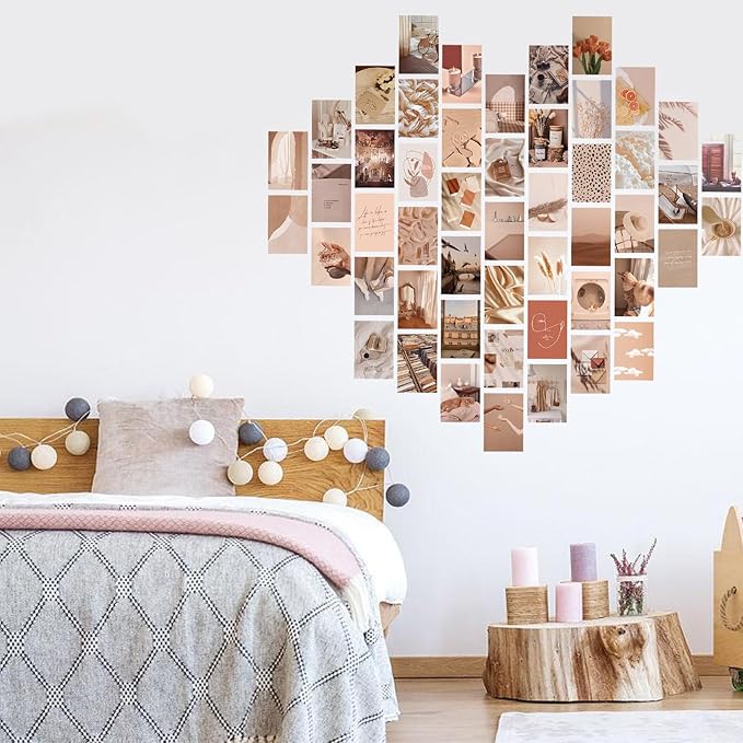 NGETC 50PCS Collage Kit Double-Sided Printed Botanical Illustration Tarot Aesthetic Pictures Retro Art Hippie Room Wall Decor Boho Postcards Pack Nature Posters for Adults Teen Girls Room Decor Collection (lives)