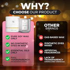 Waxily Lavender Scented Soy Candle | Non-Toxic, Phthalate-Free Essential Oil Candle | Aromatherapy, Luxury Gift, Clean Burning, Sleep Support, Calming Spa, Vegan Home Decor | 12oz