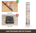 Floor Mat for Home 5×7ft, Easy Clean Plastic Rug-Like Pattern Area Mat for Living Room, Waterproof Vinyl Area Rug for Under Kitchen Table, No Slip Soft Vintage Rug for High Traffic Area (White)