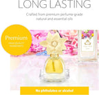 AGRARIA PetiteEssence Flower and Reed Diffuser Set - Hand Crafted Sola Botanical Home Fragrance, Scented Oil - Gift Set for All Occasions