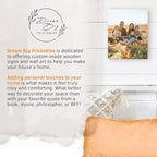 Custom Wood Signs Personalized | Farmhouse Decor | Personalized Signs | Personalized Rustic Wood Signs | Father's Day Gift | Custom Sign | Ready to Hang! (16x20 Inches)