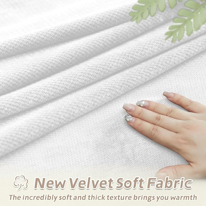 Arfntevss Sectional Recliner Couch Covers Velvet Washable Corner Sectional Sofa Cover for Reclining Stretch Soft Thick L Shape Recliner Slipcover Set (5 Seat with 1 Console Cover, Plain White)