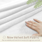 Arfntevss Sectional Recliner Couch Covers Velvet Washable Corner Sectional Sofa Cover for Reclining Stretch Soft Thick L Shape Recliner Slipcover Set (5 Seat with 1 Console Cover, Plain White)