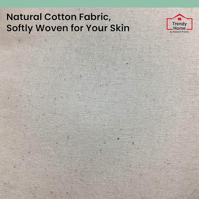 Trendy Home 12x20 100% Natural Cotton Throw Pillow Insert(Set of 2), Bed and Couch Pillows Stuffer Hypoallergenic, Decorative Home Outdoor Sofa Pillow Filler (Cotton, 2 Pack)