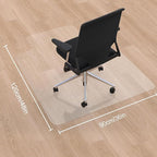 Office Chair Mat for Hard Floors,36"x48" Desk Mat for Chair on Hardwood Floor,Non-Slip Hard Floor Protector Desk Chair Mat for Home,Vinyl Floor Mat for Kids & Pets - Not for Carpet (2 Pack)