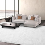 Large Rug for Living Room 10x12: White Shag Rug 10 X 12 Plush Fluffy Soft Rug for Living Room - Modern Indoor Shaggy Fuzzy Floor Carpet for Bedroom