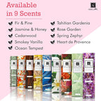 Nabila K Rose Garden Reed Diffuser Set – Damask Rose Aromatic Oil for Home – Long-Lasting, Smokeless Scent – Made in USA – Includes Reeds + Bottle – Flameless Candle Alternative