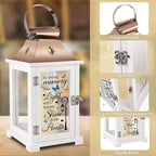 Memorial Lantern, Sympathy Gifts for Loss of Mom/Dad/Loved One, Bereavement Gifts, in Memory of Loved One Lantern,Celebration of Life, Memorial Gifts, Funeral Lantern, in Loving Memory Your Light ...