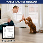 SALLOUS Chair Mat for Hard Floors, 60" x 75" Office Chair Mat for Hard Surface, Vinyl Floor Mat for Gaming Chairs, Multi-Purpose Floor Protector Desk Mat for Home Office (Clear)