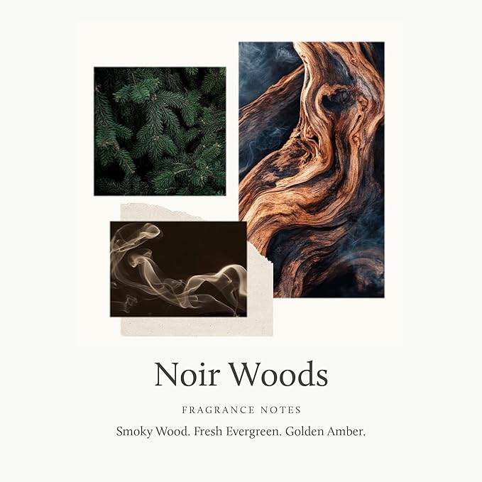 Thymes Home Fragrance Mist – Room Air Fresheners for Home Long Lasting – Air Freshener Spray – Scented Room Spray with Notes of Fresh Evergreen, Smoky Wood & Amber (Noir Woods, 3 oz)