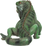 Design Toscano Iggy The Iguana Indoor/Outdoor Garden Statue, Large, 22 Inch Long, Cast Stone Resin, Full Color Finish