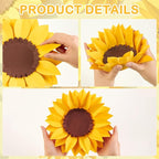 Paper Flowers Decorations for Wall, 3D Sunflower Party Decorations, Nursery Room Decor, Handmade Artificial Paper Flowers, Baby Showers Birthday Home Summer Party