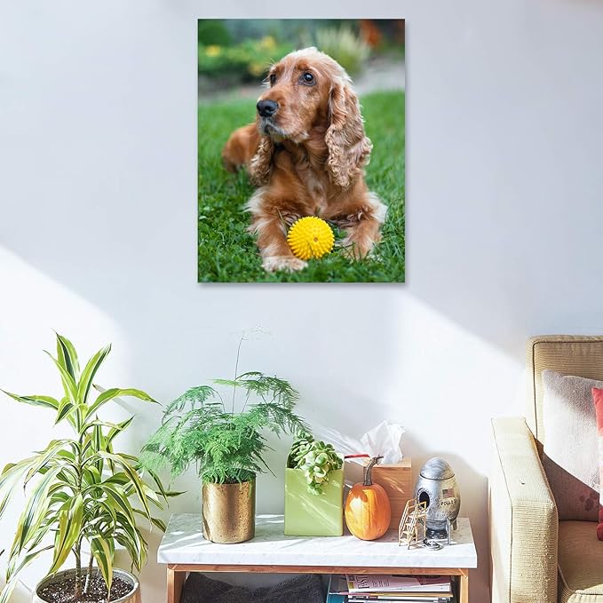 Personalized Photo to Canvas Print - Canvas Prints With Your Photos on Custom Wall Art for Bedroom, Living Room, Wedding Baby Pet Family Picture Framed Wall Art (11" W x 14" H)