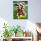 Personalized Photo to Canvas Print - Canvas Prints With Your Photos on Custom Wall Art for Bedroom, Living Room, Wedding Baby Pet Family Picture Framed Wall Art (11" W x 14" H)