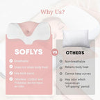 Ergonomic Contour Design Deep Sleep Pillow, Ideal for Side and Back Sleepers, Orthopedic Cervical Shape Gently Cradles The Head, Providing Neck Support and Shoulder Pain Relief [Pink]