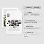 SIGNWIN Adhesive Canvas Poster Tropical Island Green Desert Plant Cactus Snake Plant Nature Wilderness Photography Realism Decorative Rustic Cozy Zen for Living Room, Bedroom, Office - 8"x10"x 4