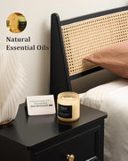 M&SENSE Vanilla Soy Candles, Medium 2 Wick 11.6oz 70 Hours Burning Time, All Natural Organic Soy Wax, Relaxing Aromatherapy Scented Candle, Housewarming Gift for Women and Men