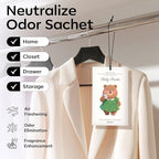MYARO 12 Packs Baby Powder Scent Sachets Room Air Freshener for Closet Drawer Clothes Storage Small Space Odor Eliminator