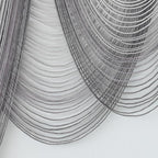 IOWER Large Macrame Wall Hanging Boho Wall Art Handmade Home Decor Dip-Dyed Macrame Wall Decor Wall Art Craftsmanship Fiber Art Boho Chic Wall Decor Modern For Bedroom Livingroom Backdrop