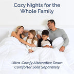 Twin XL Sheets Set 6 Piece - Includes 2 Pillowcases - Bed Sheets Twin XL Size - Soft Hotel Luxury Bedding - Cooling, Comfy & Breathable - 1 Flat & 1 Fitted & 2 Pillowcases w/ Deep Pockets - Off White