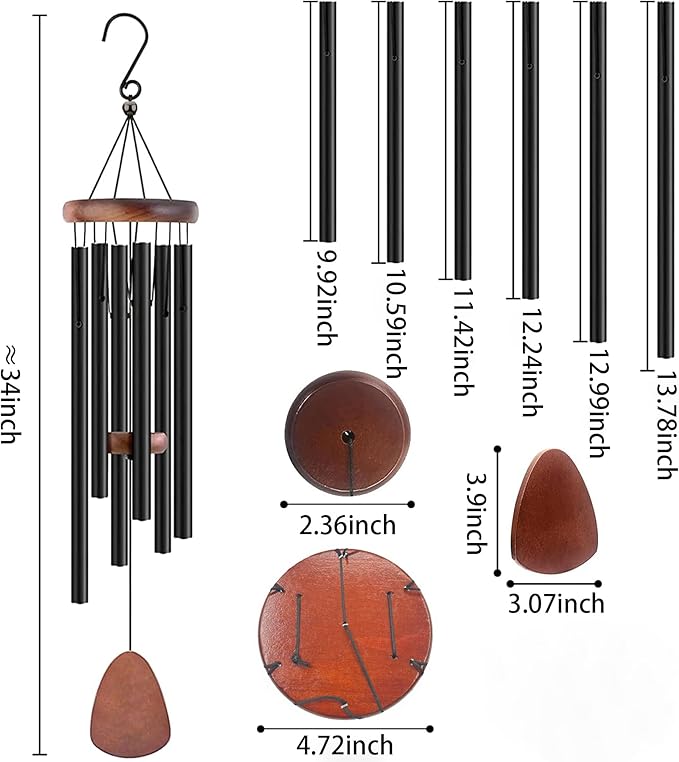 Daughter gift from mom on her Wedding Day/Daughter wedding Gift from Mother, Bride Gift from Mother Wedding Wind Chime