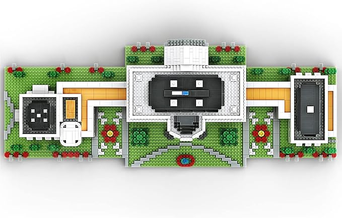 SEMKY Micro Mini Blocks White House Famous Landmark Model Set,(3000Pieces) -Building and Architecture Toys Gifts for Kid and Adult