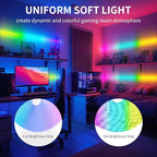 52FT LED Neon RGBIC Lights, LED Lights with RF Remote & APP Control, Flexible IP65 Waterproof Outdoor,Music Sync,DIY Design, 24V LED Strip Lights for Gaming Livingroom Wall Christmas Decor