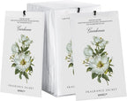 MYARO Scented Sachet House Air Freshener - 12 Pack Long Lasting Gardenia Fragrance Deodorizer for Home Closet Drawer Car