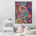 ICMOLYYENLO Tropical Green Plant Tapestry, Green Palm Leaves Natural Landscape Print Wall Tapestry for Bedroom Living Room Dormitory 40x60 Inch