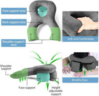 Face Down Pillow for Sleeping - Height Adjustable Face Down Pillow After Eye Surgery, Prone Pillow for Bed Stomach Sleeping, Prone Pillow, Home Massage Pillow, Retinal Vitrectomy Recovery Equipment