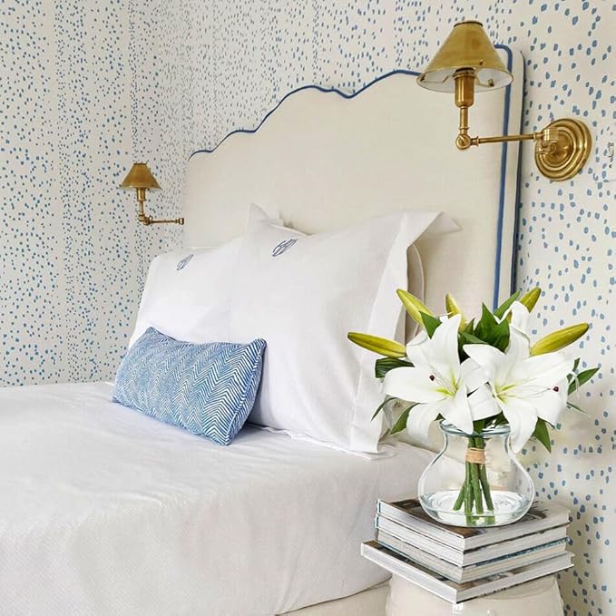 Artificial Flowers Tiger Lily Real Touch with Vase Easter Lily White Lilies Silk Faux Flowers Arrangements in Glass Vase with Faux Water Easter Decor Fake Floral Bulk Bouquet for Office Home Decor