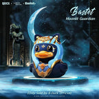 B.Duck x British Museum Blind Box, Egyptian God Collectible Duck Figurines Series,Home Decorations, Holiday Birthday Gifts (B.Duck x Bastet Series, Whole Set (6 Item))