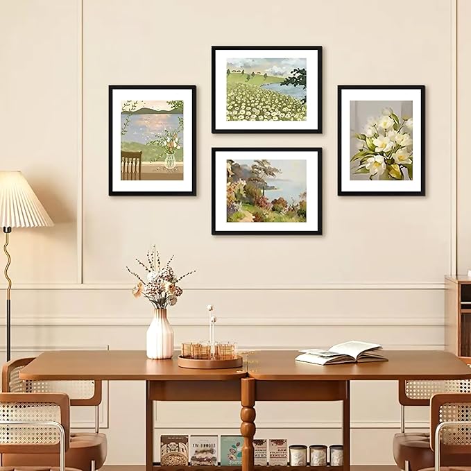 FIXSMITH 11x14 Picture Frame Bulk-6 Pack, Photo Frame with HD Plexiglass, Display Pictures 8x10 with Mat or 11x14 Without Mat, Black Picture Frames Collage Wall Decor