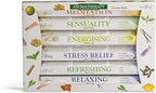 120 Sticks of Stamford Premium Aromatherapy Hex Range Incense Sticks - Relaxing, Stress Relief, Meditation, Refreshing, Sensuality & Energising Incense Gift Pack. by Stamford