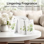 MYARO 12 Packs Jasmine Scented Sachets for Drawer and Closet, Long-Lasting Air Freshener Sachets Bags Drawer deodorizers Fresh Scents, Home Fragrance for Lover