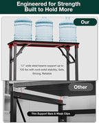 Frylr Small Folding Computer Desk – Portable 35.8 Inch Foldable Laptop Table, Collapsible and Compact for Easy Storage and Fast Setup, Lightweight for Small Spaces, Craft and Study Use, Dark Oak