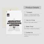 SIGNWIN Adhesive Canvas Poster Mid-Century Modern Retro Botanical Flower Garden Abstract Geometric Digital Art Modern Art Decorative Zen Multicolor Minimalism for Bedroom - 8"x10"x 4