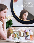 M&SENSE Ocean Escape Scented Candle 35oz 150H Burn Time Long Lasting, 3-Wick Natural Aromatherapy Candle Highly Scented, Home Fragrance Housewarming Gifts