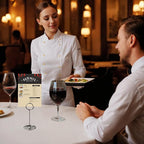 20 PCS Table Number Holder Table Card Holder Cards Stand Name Menu Clips Picture Holder (Black)