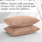 Southshore Fine Living, Inc. Full/Queen Quilt Set, Full Size with 2 Matching Pillow Shams, Lightweight Quilt Coverlet, Easy Care Machine Washable Queen Size Quilt Bedspread, Blush